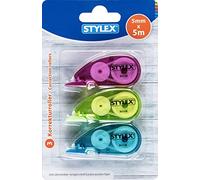 Stylex 31037 Lot de 3 rouleaux de correction 5 mm x 5 m