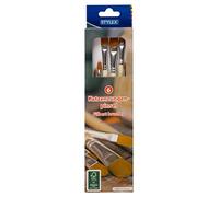 Stylex 35000 - Pinceaux à Langue de Chat, pour Techniques acryliques, peintures à l'huile, Contours et Surfaces, Lot de 6