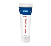 STYLEX 28600 Pâte texturée lisse, sans sable, tube, sèche blanc mat et opaque, peut être coloré ou repeint, pour des effets reliefs, acrylique, 75 ml (Lot de 1), Set de 75 Pièces