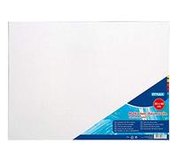 Stylex Carton 30 x 40 cm-3 mm d'épaisseur-Recouvert de Tissu 100% Coton-Blanc apprêté-pour Peinture à l'huile, Acrylique et détrempe, Gouache et Technique de découpage