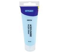 STYLEX Peinture acrylique à base d'eau-Tube Bleu pastel mat-Haut pouvoir couvrant et couleur-Résistant à la lumière-Séchage rapide et imperméable, 83 ml (Lot de 1), Set de 83 Pièces