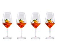 Stylgs Verres à vin Rouge de Camping | Presque Indestructible, utilisable Plusieurs Fois et Lovable | Verres Multi-usages résistants 4 pièces