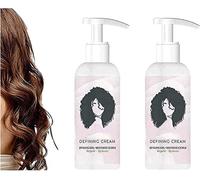 Styling Gel Lightweight Curl Defining Cream, Defining Cream Hair Care Elastin, Curl Moisturizer,Moisturizing Curl Conditioner For All Hair Types. (2pcs)