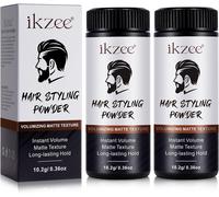 Styling Powder For Men Natural Look Matte Texture Long Lasting Easy To Apply Non Greasy 3 Pack