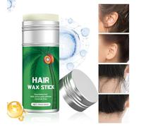 Styling Wax-Stick-75 g de lissage pour contours, tenue durable, baume anti-frizz, léger, fixation frisottis non adhésifs | Outil de professionnel pour le gymnas