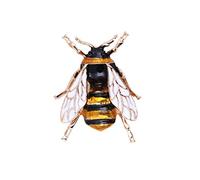 Stylish Alloy Painted Bee Brooch Women's Breastpin Clip Accessory for Casual Formal and Special Occasions