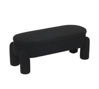 Stylish and Modern Storage Bench for Bedroom, Closet, Entrance and Living Room with Storage Space, Made of Chenille Fabric, Solid Wood Frame, Non-Slip Bench