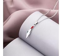 Stylish-Art Israël et Palestine Carte Pendentif Colliers - Motif Ethnique Drapeau Région Israël et Palestine Cartes Clavicule Chaîne Colliers Patriotisme Bijoux pour Neutre,Argent A Style,50 cm