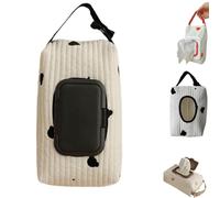 Stylish Bear Embroidery Wet Wipe Pouches,Practical Wet Wipes Storage Bag with Embroidery Designings,Portable Baby Wipe Holder for Travel and Baby Strollers (Black)