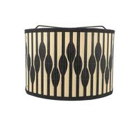 Stylish Geometric Bamboo Lampshade Replacement Durable Light Cover for Indoor Hanging Lamps, Easy Installation, Warm Soft Lighting Effect