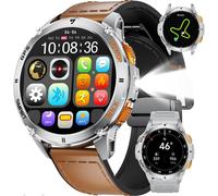 Stylish Gps Smart Watch With Flashlight Amoled Screen Calls Podómetro/Compass/Heart Rate/Blood Pressure Ip68 Waterproof 30 Days 500 Mah Battery Smartwatch Android Ios
