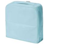 Stylish Handheld Partitioned Cosmetic Bag, Standing Make Up Bag with Mirror, Waterproof Standing Partition Makeup Bags for Travel, Bathroom Or Daily Use