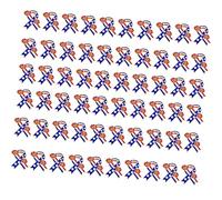 Stylish Kirsite Patriotic Papaver Pin Featuring Star Designs Memorial Day Accessories Perfect for Gifts and Daily Wear Metal Alloy Lapel Pin