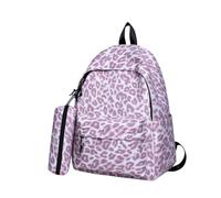 Stylish Leopard Print Backpack/ Large Capacity With Adjustable Strap Zipper | Cheetah Print School Bag for Men Women Teen Girls Students Boys Travelers College Classes Casual Weekend