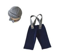 Stylish Newborn Photo Event Romper Outfit With Caps Hat Bow Tie Accessories Baby Boy Photography Attire For 0 To 2M Polyester Baby Shower Gift Outfit