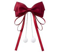 Stylish Satin Hair Bows - Fashion Hairstyling Accessories | Cute Bow Clips for Women, Girls, Teens, Wives, School, Dance, Concerts, Travel, Masquerade Party and Everyday Wear