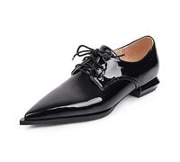 StyliShoes Chaussures à talons plats pour femme - Noir - Noir , 39 EU