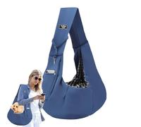 Stylist Dog Sling Carrier, Breathable Pet Shoulder Bag, Portable Cat Puppy Sling Pouch, Soft Tote for Dogs and Cats, Outdoor Travel Small Animals Backpack, 80cm, Polyester
