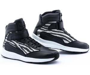 Stylmartin Audax Jungle Chaussures moto pour femmes, Noir/Blanc, Taille 41