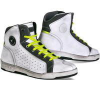 Stylmartin Sector Chaussures de moto, Blanc/Noir, Taille 41