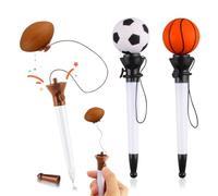 Stylo, 3 Pièces Stylos Personnalisés, Stylo Rigolo, Stylo Rigolo Adulte, Stylo Enfant Rigolo, Drôle Cadeau de Anniversaire pour Enfants 7 ans Et Plus, Idées Gadget Cadeau pour Amis Collègues (Type B)
