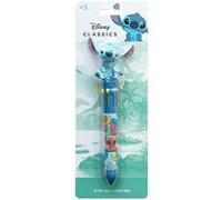Grupo Erik - Stylo 10 couleurs en 1 Disney, Stitch | Stylo Bille Rétractable Original | Fournitures Scolaires, Cadeau Enfant, Rentrée Scolaire