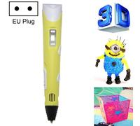 Stylo 3D Impression en Trois Dimensions PLA Écran LCD Jaune YONIS