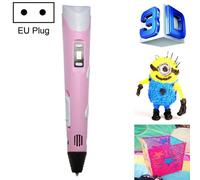 Stylo 3D Impression en Trois Dimensions PLA Écran LCD Rose YONIS