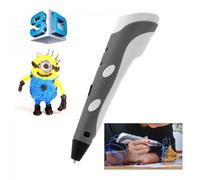 Stylo Dessin 3D Boutons de Réglage LED Chaleur Impression 3D Portable Abs Pp Pe