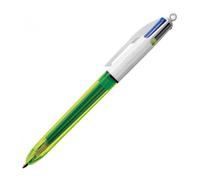 Stylo 4 Couleurs Fluo - Bic