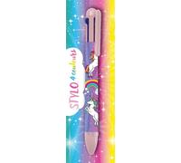 Stylo 4 couleurs licornes - - Paul Moran - Deux Coqs D'or - Papeterie