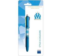 Stylo 4 Couleurs Om - Collection Officielle Olympique De Marseille