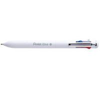 Pentel Stylo à bille iZee BXC470-DC 4 couleurs (noir/rouge/bleu/vert) 0,5 mm, rechargeable, 1 pièce