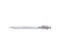 Pentel Stylo à bille iZee BXC470-DC 4 couleurs (noir/rouge/bleu/vert) 0,5 mm, rechargeable, 1 pièce