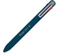 Pentel Stylo à bille iZee BXC470-DC 4 couleurs (noir/rouge/bleu/vert) 0,5 mm, rechargeable, 1 pièce