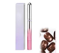 Stylo 7 en 1 pour ongles Cat Eye, base/renfort/couleur/top coat tout-en-un avec bille magnétique, stylo soin fortifiant pour ongles, outil de nail art portable adapté aux débutants (#05)