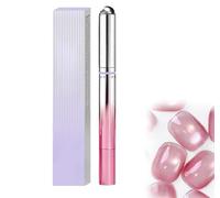 Stylo 7-en-1 Soin des ongles et effet œil de chat, nouveauté base, construction, couleur et top coat tout-en-un avec bille magnétique, stylo fortifiant pour ongles, précision par rotation (02#)