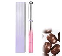 Stylo 7-en-1 Soin des ongles et effet œil de chat, nouveauté base, construction, couleur et top coat tout-en-un avec bille magnétique, stylo fortifiant pour ongles, précision par rotation (05#)
