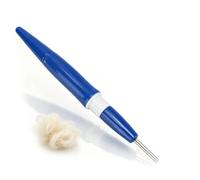 Stylo à Aiguille à feutrer, 15 cm, 3 Aiguilles, Stylo à feutrage Portable, Outil de Fabrication Artisanale, Accessoires de Couture pour la création Artistique en Feutre Faite à la (Blue)
