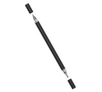 Stylo à bille 2 en 1 - 14 x 1 x 1 cm - Stylo ABS transparent avec design rétractable - Stylo capacitif pour écran tactile pour smartphones, tablettes, papier, accessoires d'écriture, Sch