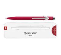 Caran d'Ache 849 Colormat-x 0849.585 Stylo à bille, de couleur rouge, avec étui, 1 pièce (1 pièce)