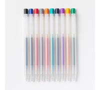 Stylo à bille à encre gel rétractable coloré - 0,5 mm - Lot de 10 One Colour 0.5 mm