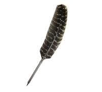 Stylo à bille à plume vintage hibou, stylo plume raffiné pour l'école, l'écriture (1 x stylo à bille à plume de hibou)