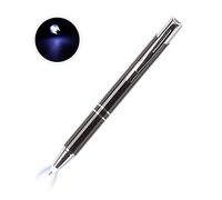 Stylo à bille à pointe lumineuse avec lumière pour écrire dans le noir 1Pack-White