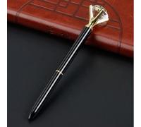 Stylo À Bille À Roulettes De Haute Qualité, Fournitures Scolaires Et De Bureau, Papeterie De Mariage, Cristal, Diamant, Métal, Or Rose, Marque De Luxe, Spinning