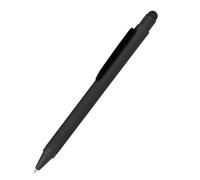 Online Stylo à bille Alu Stylus noir d, stylo à bille en aluminium, recharge de grande capacité remplaçable, couleur d' écriture bleue, avec toucher doux, stylo avec embout tactile, 1 pièce