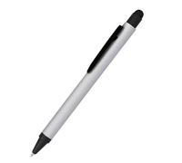 Online Stylo à bille Alu Stylus silver d, stylo à bille en aluminium, recharge de grande capacité remplaçable, couleur d' écriture bleue, avec toucher doux, stylo avec embout tactile, 1 pièce