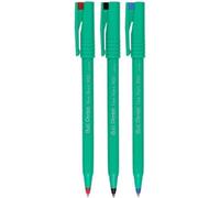 Stylo À Bille Assortiment De Couleurs R50 Stylo Roller Stylos Pointe 0,8 Mm Et Pointe Fine 0,4 Mm Largeur De La Ligne: 77% Recyclé (1 De Chaque Couleur - Noir Bleu Rouge - 3 Stylos)