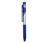 Stylo à bille avec lumière LED multifonction, support pliable, fournitures pour l'école, le bureau, les étudiants, la lecture de nuit, stylo à bille avec lumière LED