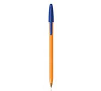 BIC Stylos-bille Orange Original – Pointe fine 0,8 mm – Couleurs assorties, Pochette de 4